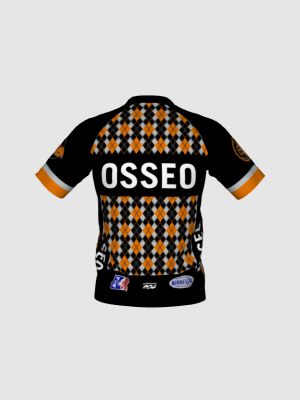 Podiumwear Men's Silver Short Sleeve MTB Jersey - New Fabric 2025!