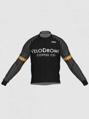 Podiumwear Men's Gold Merino Wool Long Sleeve Jersey