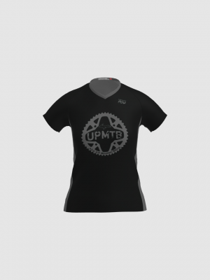 Podiumwear Women's Silver Short Sleeve MTB Jersey - NEW FABRIC 2025!