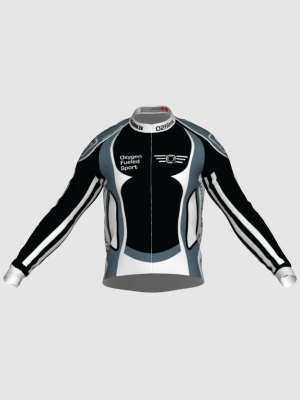 Podiumwear Men's Gold Merino Wool Long Sleeve Jersey