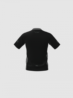 Podiumwear Men's Silver Short Sleeve MTB Jersey - New Fabric 2025!