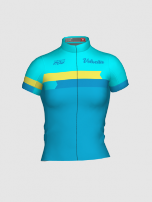 Podiumwear Women's Silver Full Zip Jersey