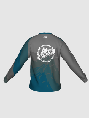 Podiumwear Unisex Silver Long Sleeve Tech Tee - New Fabric 2025!