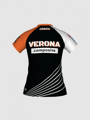 Podiumwear Women's Silver Short Sleeve MTB Jersey - NEW FABRIC 2025!