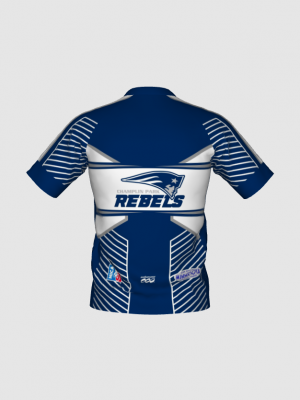 Podiumwear Men's Silver Short Sleeve MTB Jersey - New Fabric 2025!