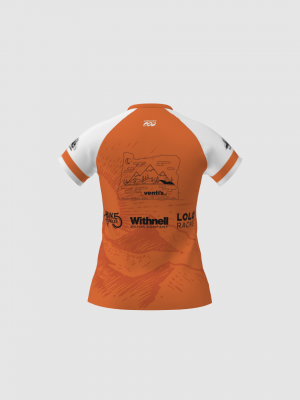 Podiumwear Women's Silver Short Sleeve MTB Jersey - NEW FABRIC 2025!