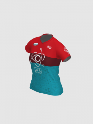 Podiumwear Women's Silver Short Sleeve MTB Jersey