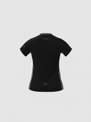 Podiumwear Women's Silver Short Sleeve MTB Jersey - NEW FABRIC 2025!