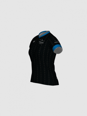 Podiumwear Women's Silver Short Sleeve MTB Jersey - NEW FABRIC 2025!