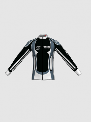 Podiumwear Men's Silver Long Sleeve Jersey