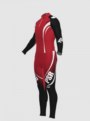 Podiumwear Unisex Silver Two-Piece Race Suit