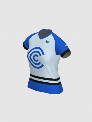 Podiumwear Women's Silver Short Sleeve MTB Jersey - NEW FABRIC 2025!