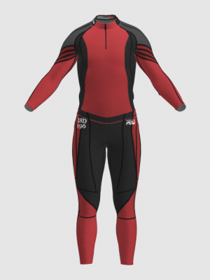 Podiumwear Unisex Gold Two-Piece Race Suit