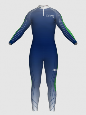 Podiumwear Unisex Silver Two-Piece Race Suit