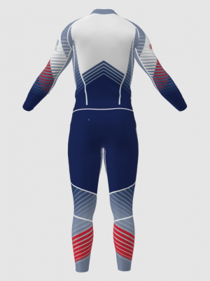 Podiumwear Unisex Gold Two-Piece Race Suit