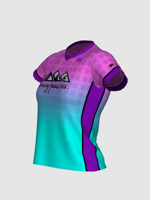 Podiumwear Women's Silver Short Sleeve MTB Jersey - NEW FABRIC 2025!