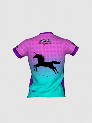 Podiumwear Women's Silver Short Sleeve MTB Jersey - NEW FABRIC 2025!