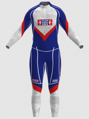 Podiumwear Unisex Gold Two-Piece Race Suit