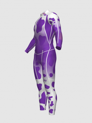 Podiumwear Unisex Gold Two-Piece Race Suit