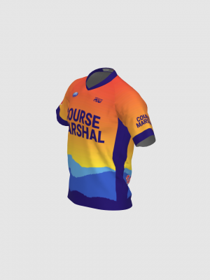 Podiumwear Men's Silver Short Sleeve MTB Jersey - New Fabric 2025!