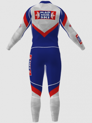 Podiumwear Unisex Gold Two-Piece Race Suit