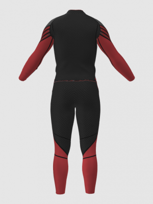 Podiumwear Unisex Gold Two-Piece Race Suit