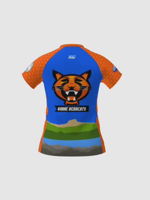 Podiumwear Women's Silver Short Sleeve MTB Jersey - NEW FABRIC 2025!