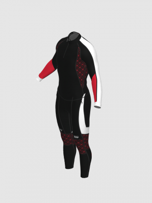 Podiumwear Unisex Gold Two-Piece Race Suit