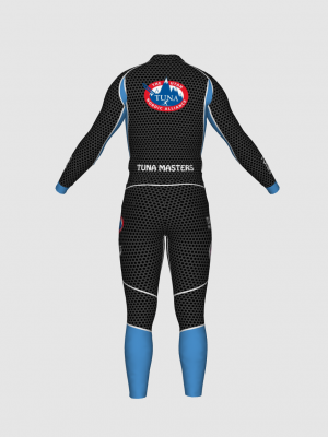 Podiumwear Unisex Gold Two-Piece Race Suit