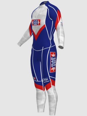 Podiumwear Unisex Gold Two-Piece Race Suit