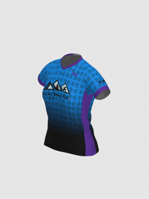 Podiumwear Women's Silver Short Sleeve MTB Jersey - NEW FABRIC 2025!