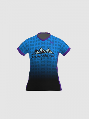 Podiumwear Women's Silver Short Sleeve MTB Jersey