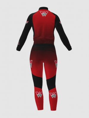 Podiumwear Women's Gold Two-Piece Race Suit