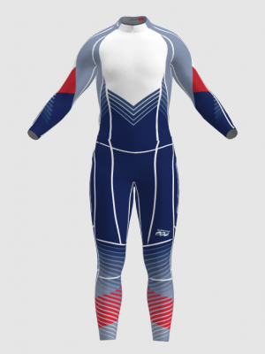 Podiumwear Unisex Gold Two-Piece Race Suit