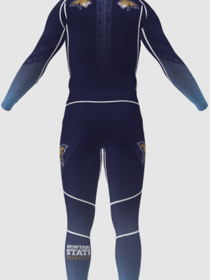 Podiumwear Unisex Gold Two-Piece Race Suit
