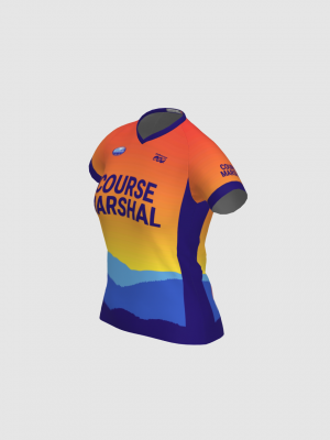 Podiumwear Women's Silver Short Sleeve MTB Jersey - NEW FABRIC 2025!