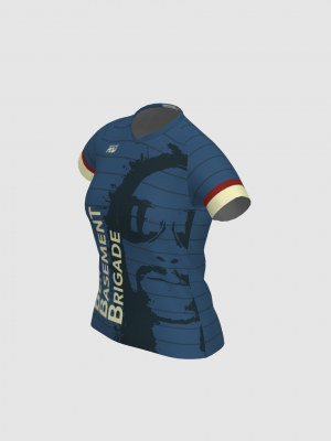 Podiumwear Women's Silver Short Sleeve MTB Jersey - NEW FABRIC 2025!