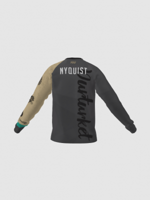 Podiumwear Unisex Silver Long Sleeve Tech Tee - New Fabric 2025!