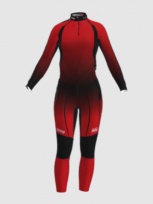 Podiumwear Women's Gold Two-Piece Race Suit