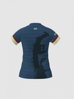 Podiumwear Women's Silver Short Sleeve MTB Jersey - NEW FABRIC 2025!