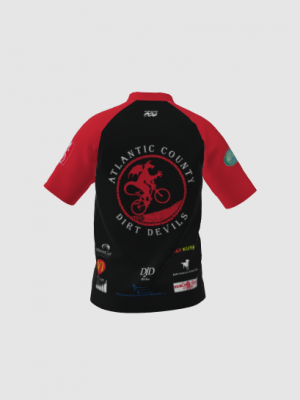 Podiumwear Men's Silver Short Sleeve MTB Jersey - New Fabric 2025!