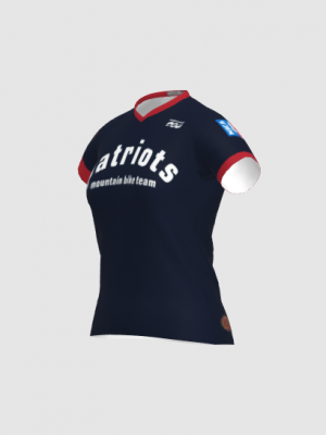 Podiumwear Women's Silver Short Sleeve MTB Jersey - NEW FABRIC 2025!