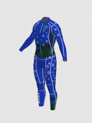 Podiumwear Women's Gold Two-Piece Race Suit
