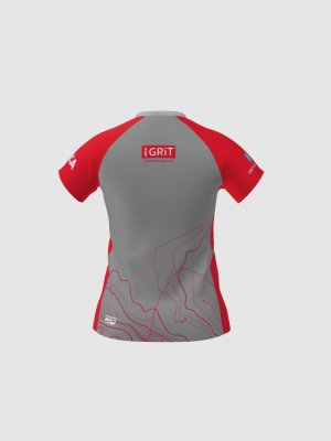 Podiumwear Women's Silver Short Sleeve MTB Jersey - NEW FABRIC 2025!