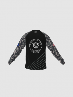 Podiumwear Unisex Silver Long Sleeve Tech Tee - New Fabric 2025!