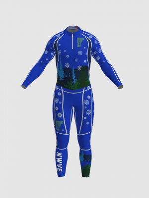 Podiumwear Women's Gold Two-Piece Race Suit