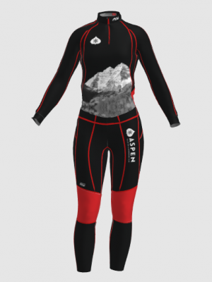 Podiumwear Women's Gold Two-Piece Race Suit