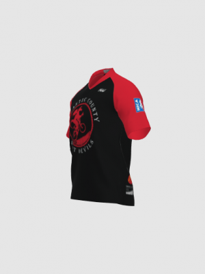 Podiumwear Men's Silver Short Sleeve MTB Jersey - New Fabric 2025!