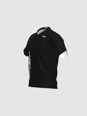Podiumwear Men's Silver Short Sleeve MTB Jersey - New Fabric 2025!