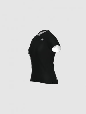 Podiumwear Women's Silver Short Sleeve MTB Jersey - NEW FABRIC 2025!